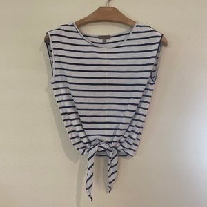 Lilla P Striped Tie-up Tank